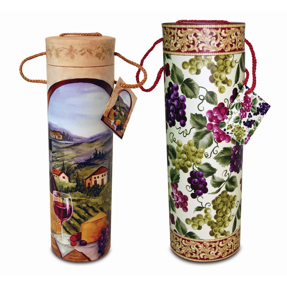 Vineyard Wine Tubes 2 Assorted Styles