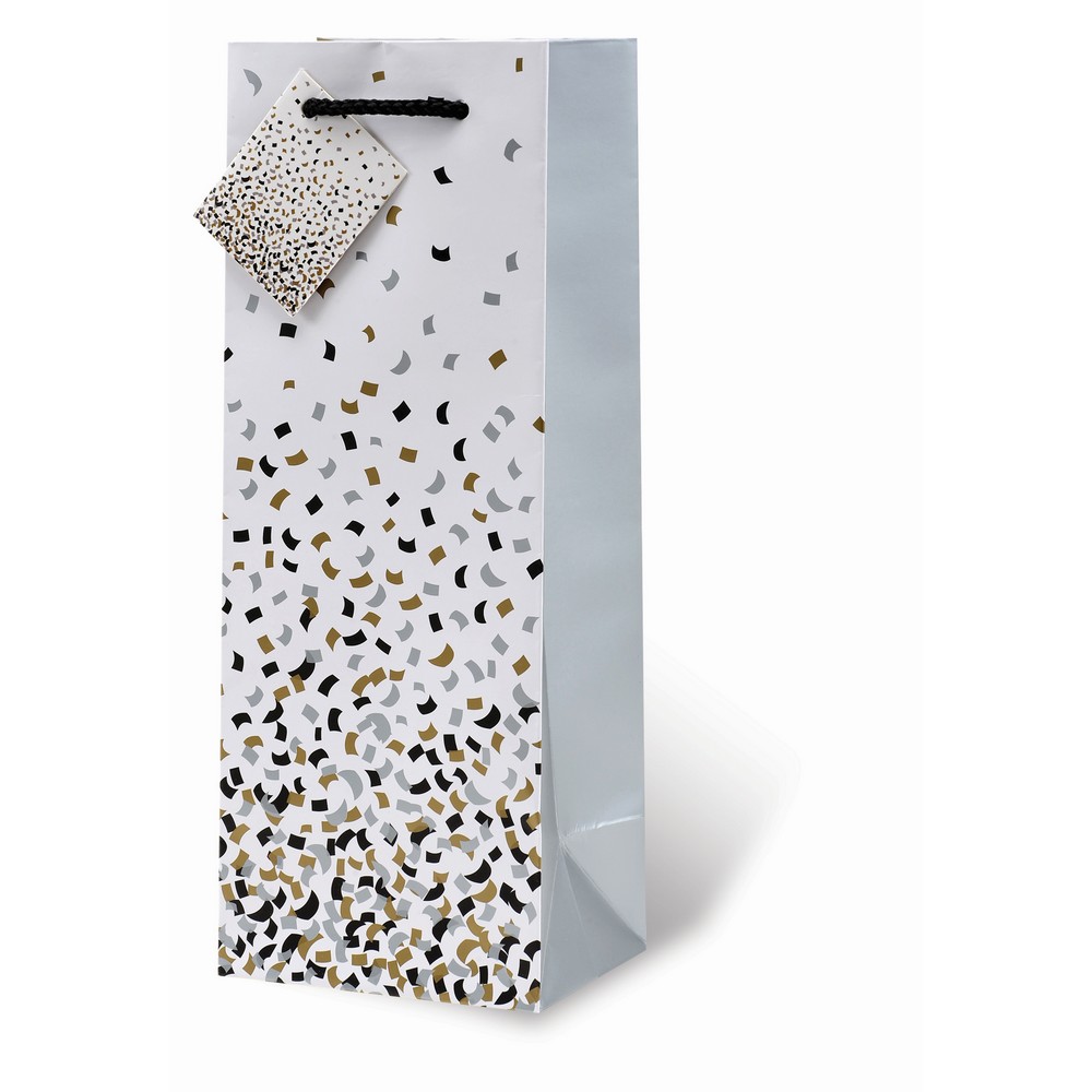 Confetti Wine Bottle Gift Bag