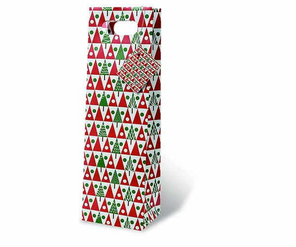 Tree Angles Wine Bottle Gift Bag