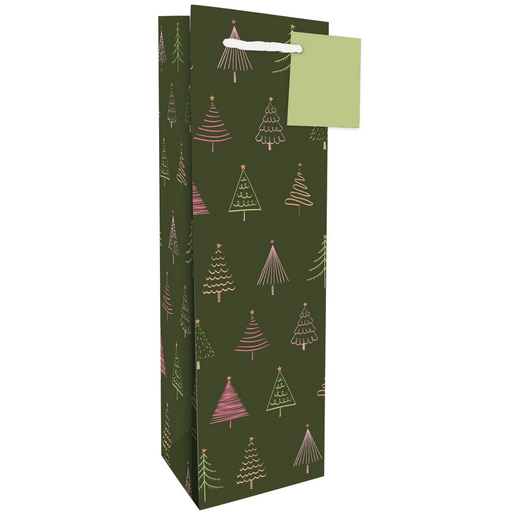 Wine Bag - Vibrant Trees