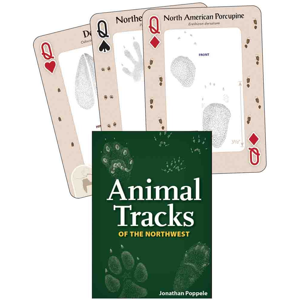 Animal Tracks of the Northwest Playing Cards