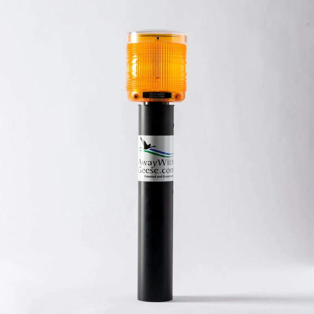 Solar Powered Geese Deterrent On Land Unit