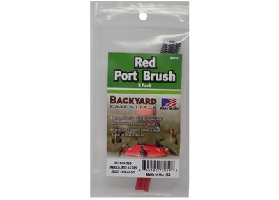 Red Port Brush (3 pack)