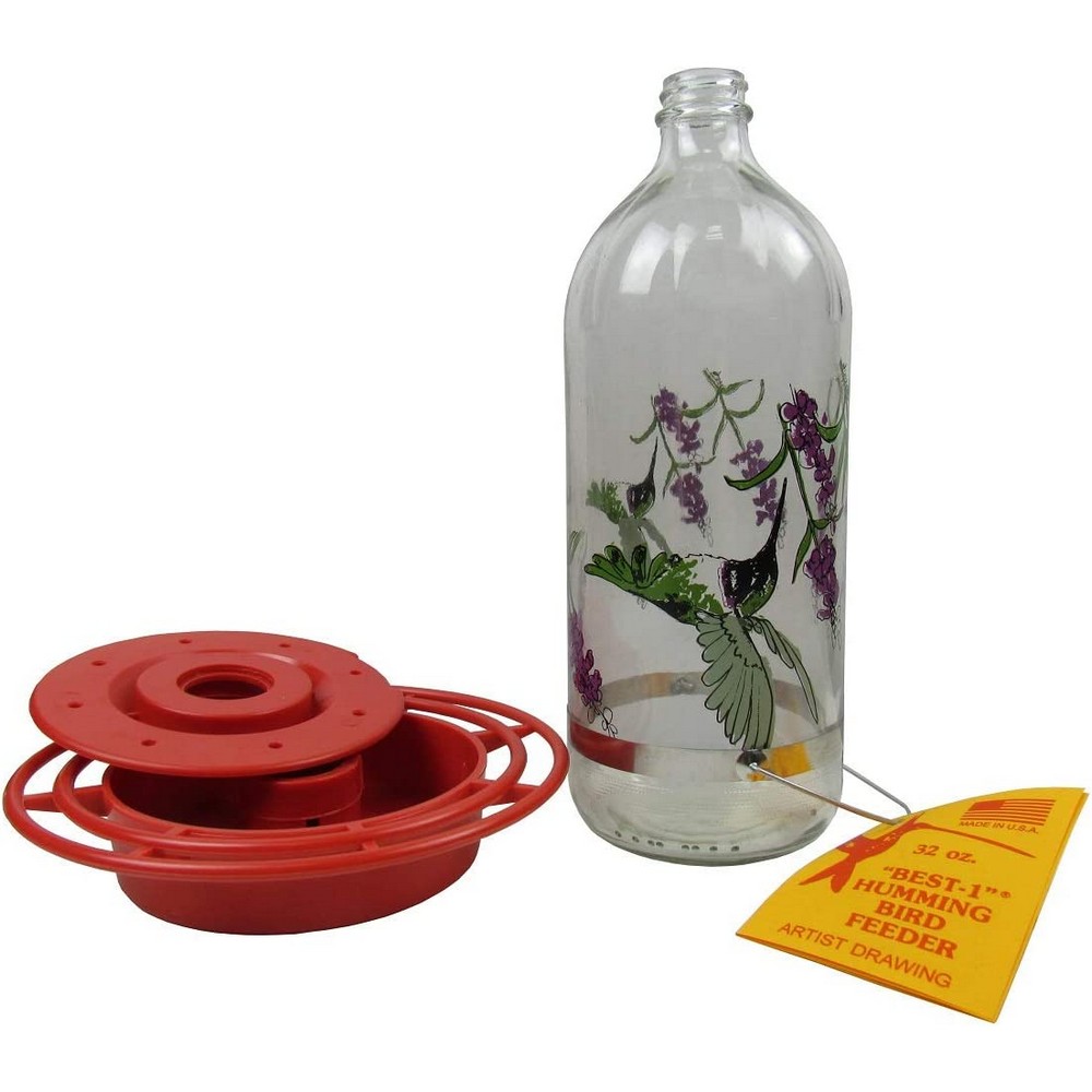Best-1 &reg; Hummingbird Feeder 32 oz Black Chinned Bulk