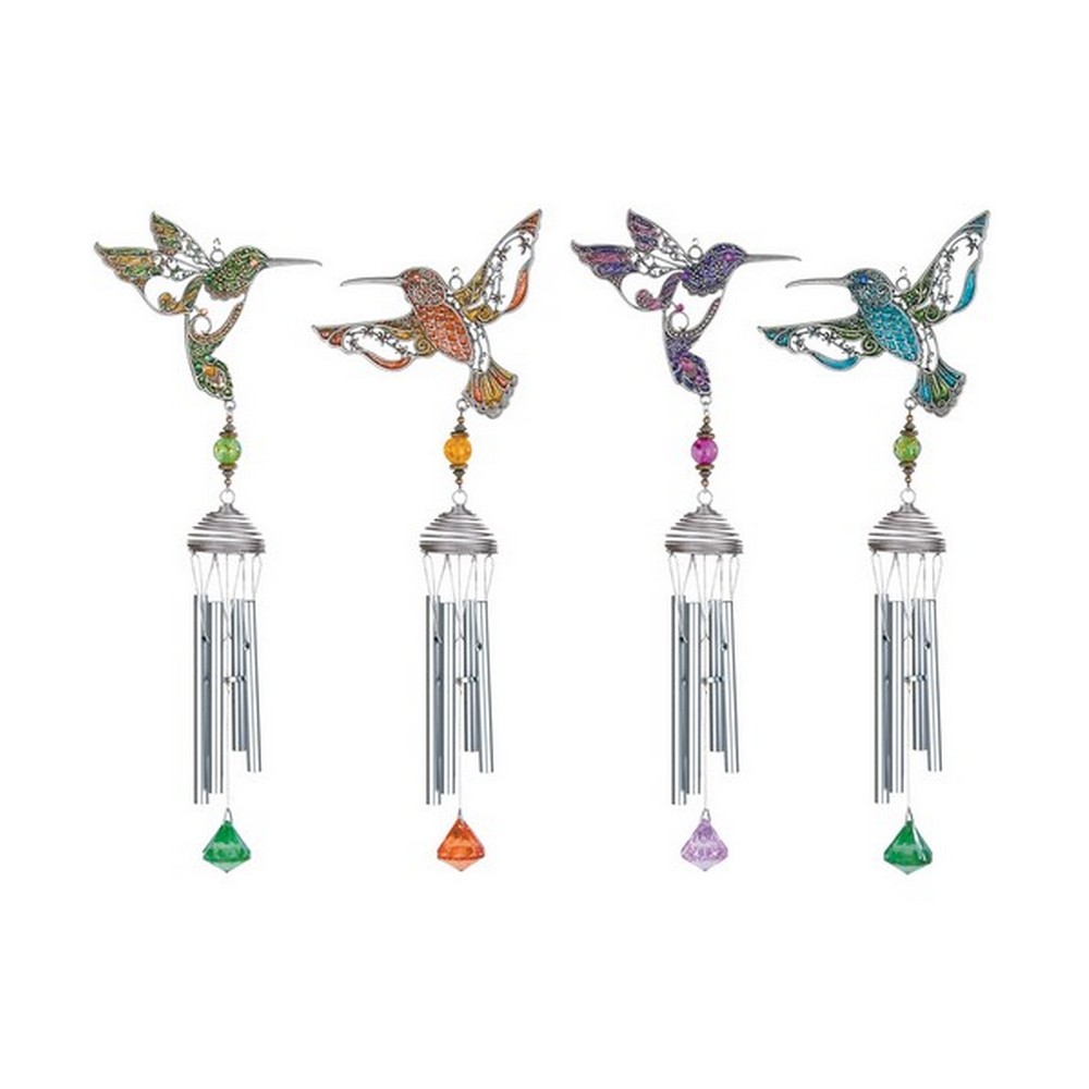 4 Asst Hummingbird Pewter works