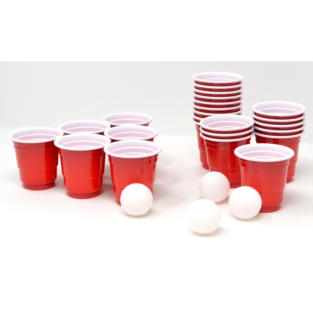 Shot Glasses with Ping Pong Balls