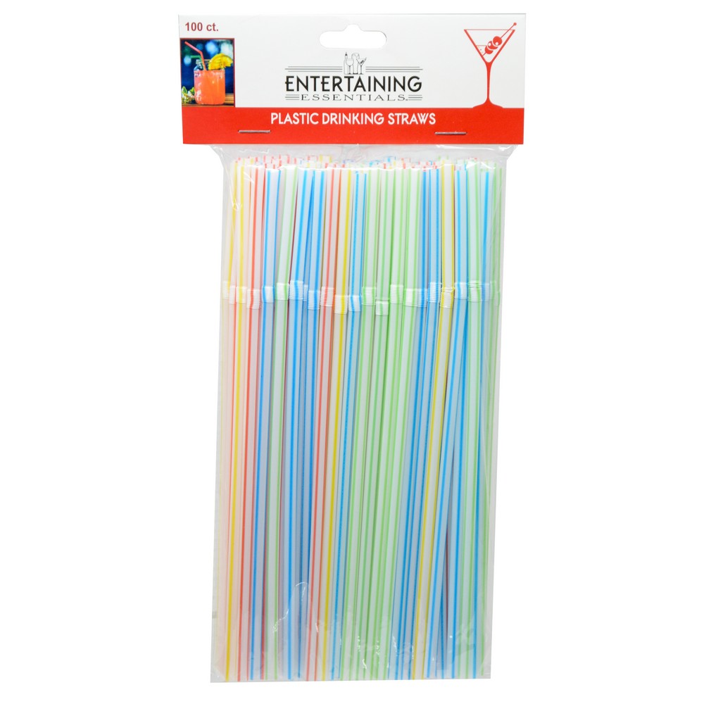 Plastic Straws - 100 pc
