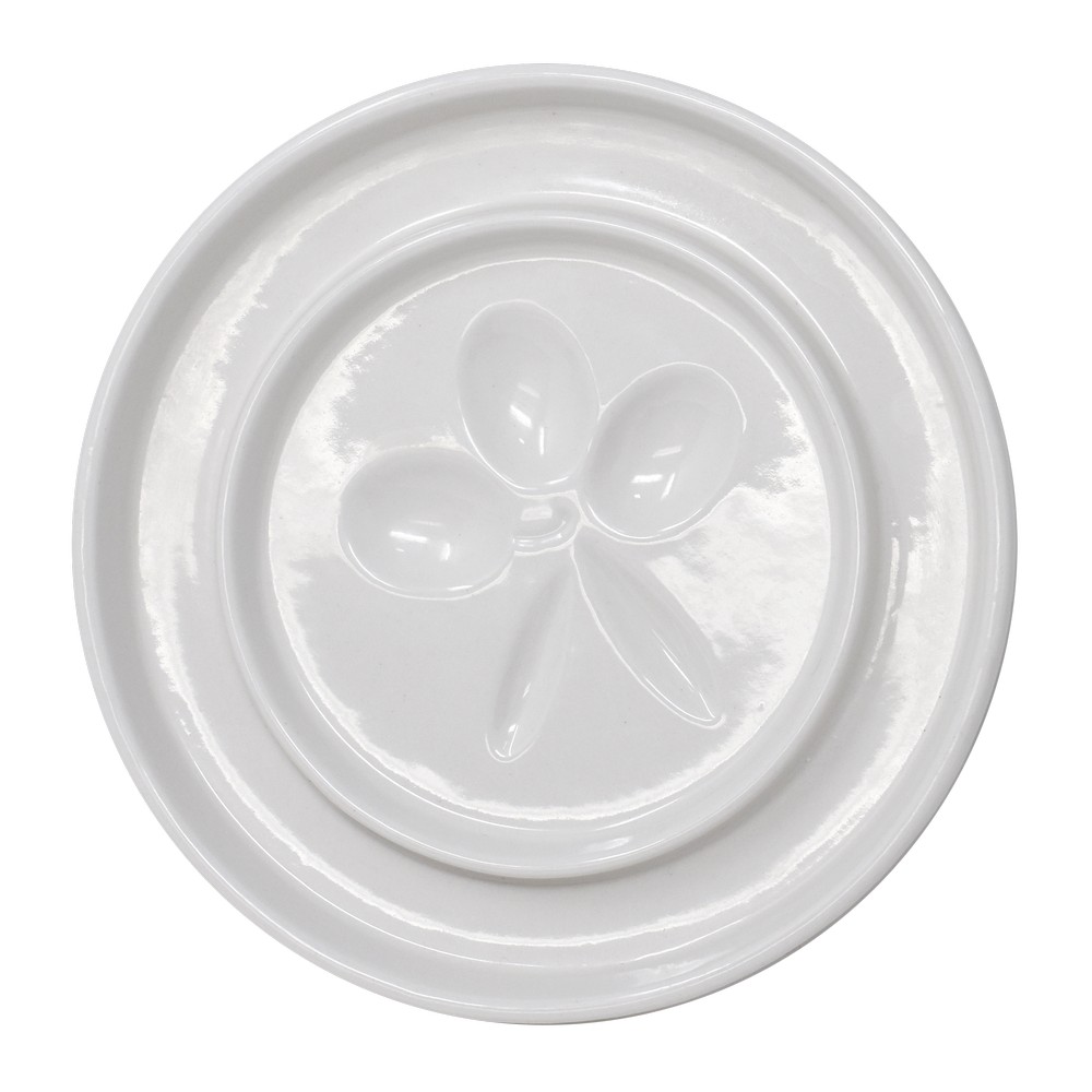 Olive Cluster Oil & Vinegar Dipping and Appetizer Plate