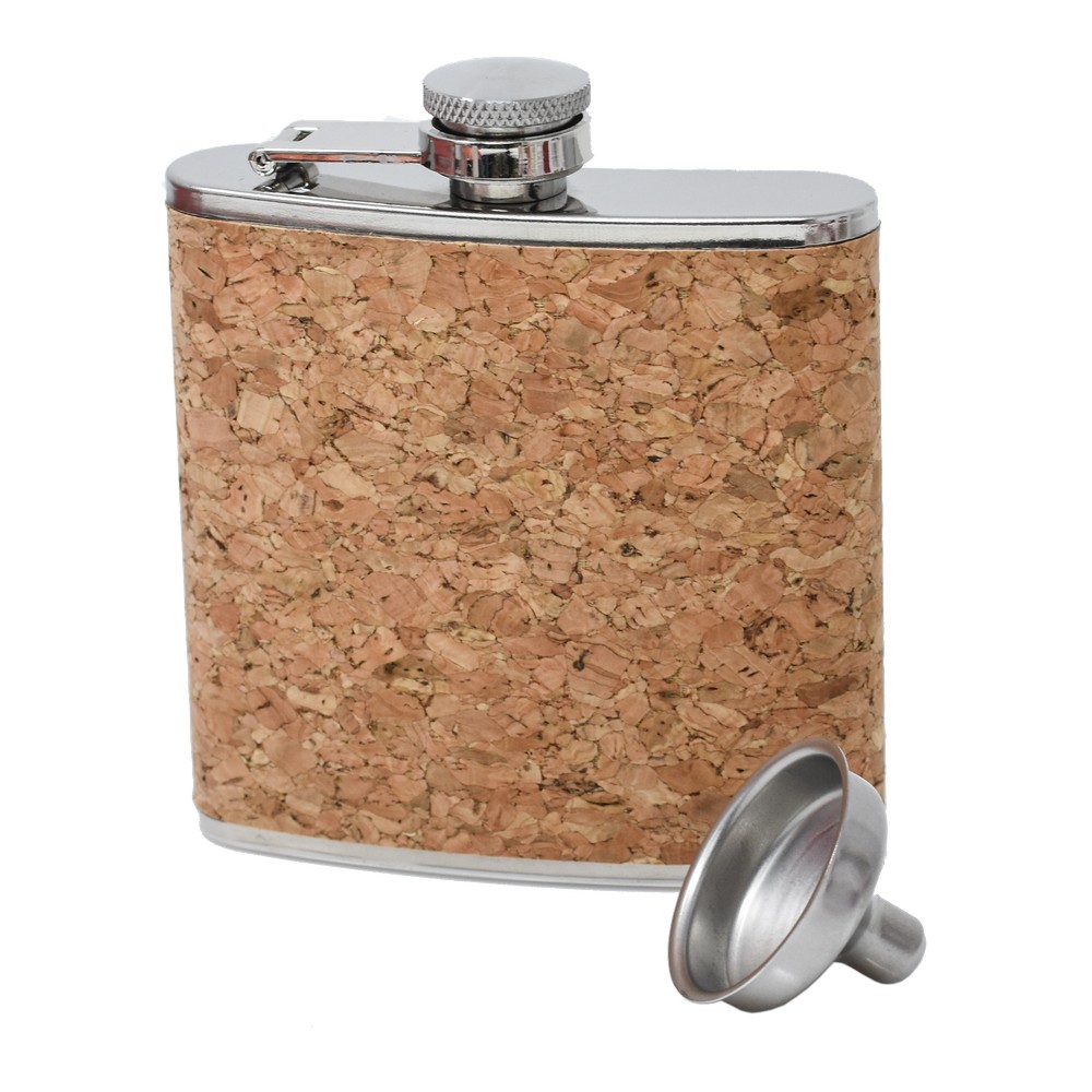 6 oz Cork Flask