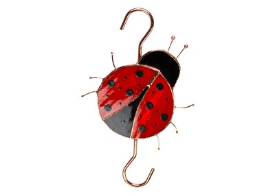 Stained Glass Lady Bug Hook