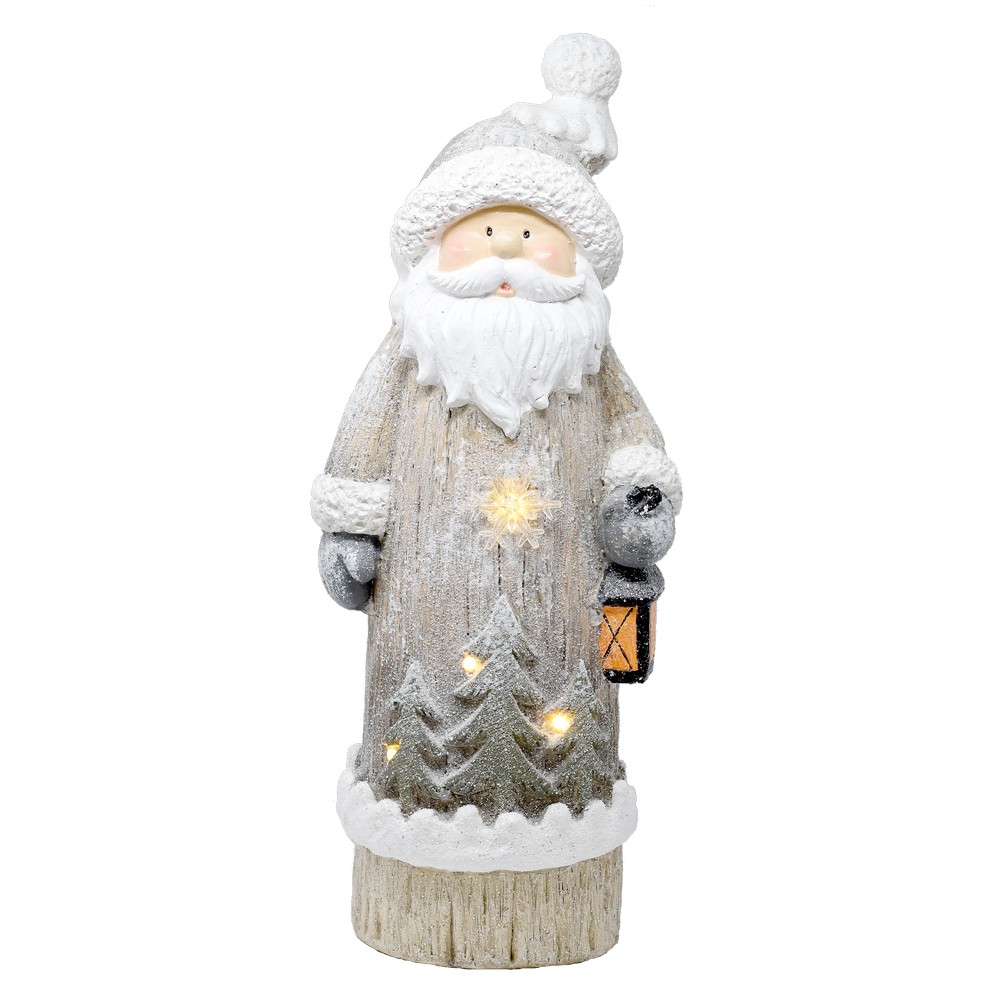 LED Santa Door Greeter with Lantern