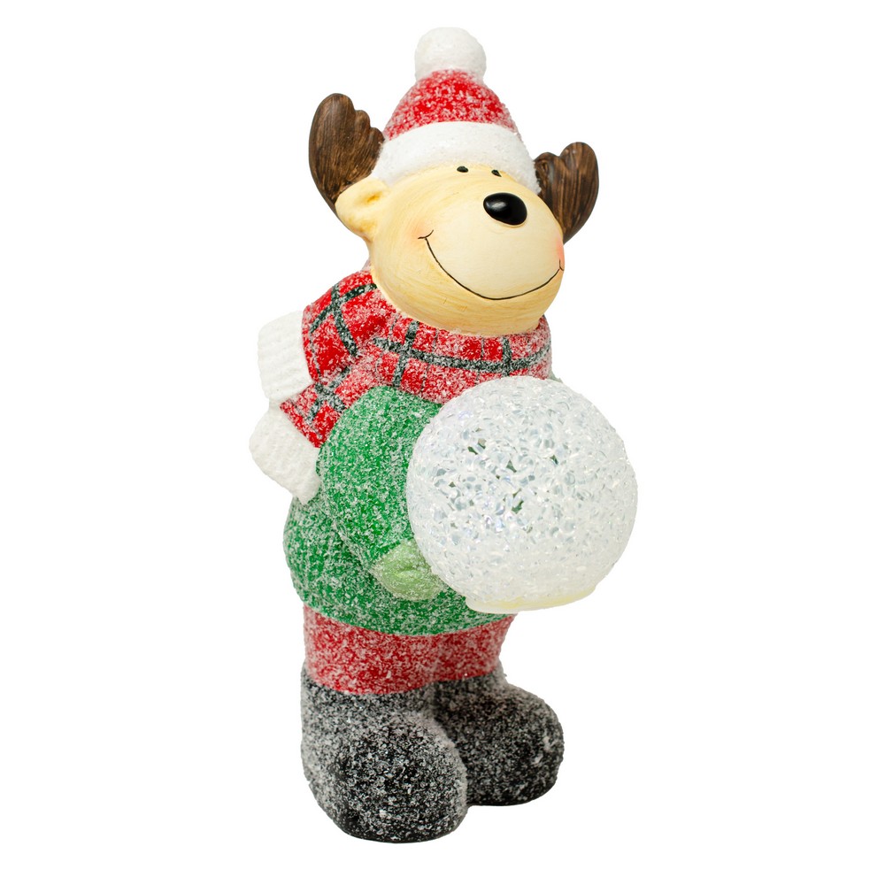 Moose with LED Snowball