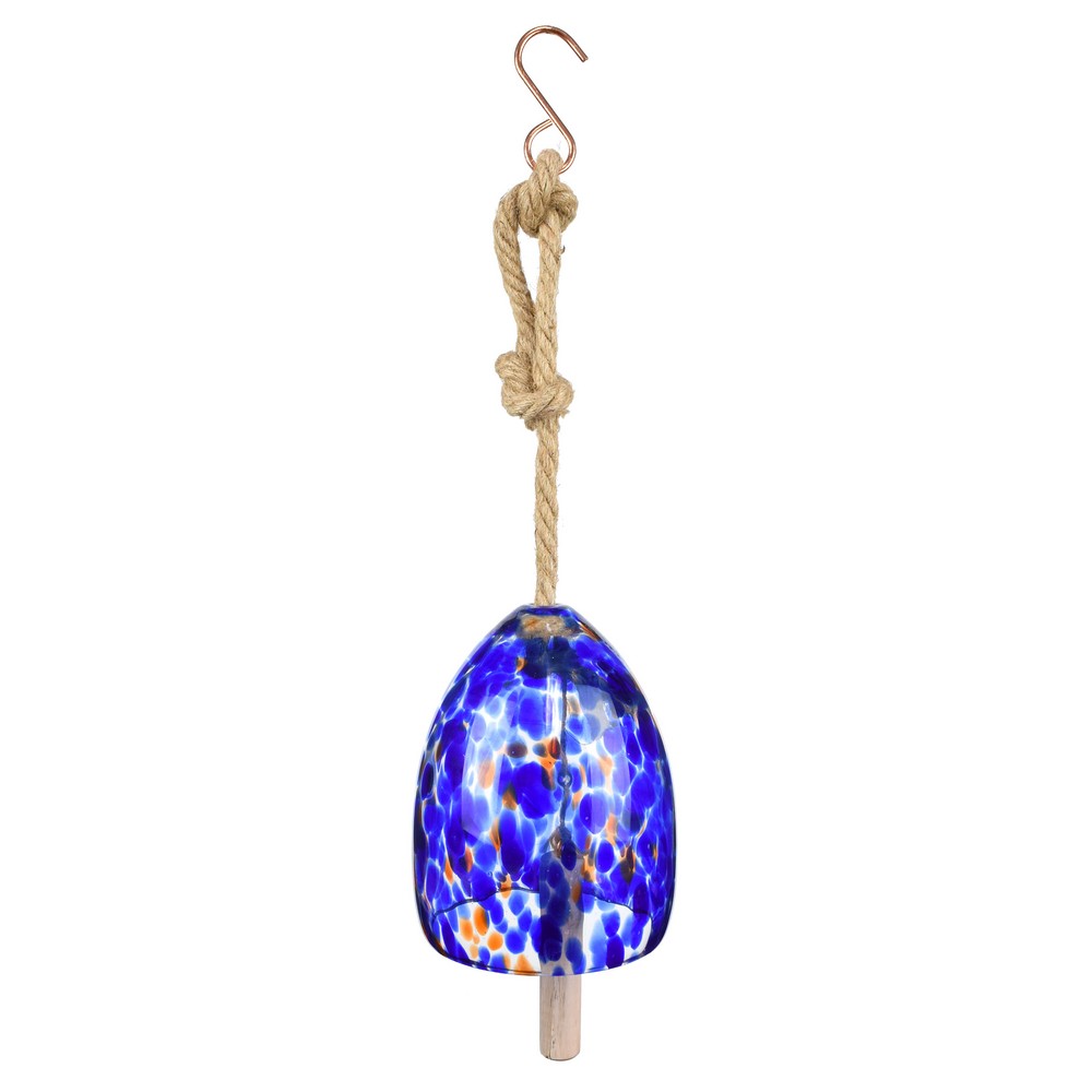 Cobalt Blue Blown Glass Bell