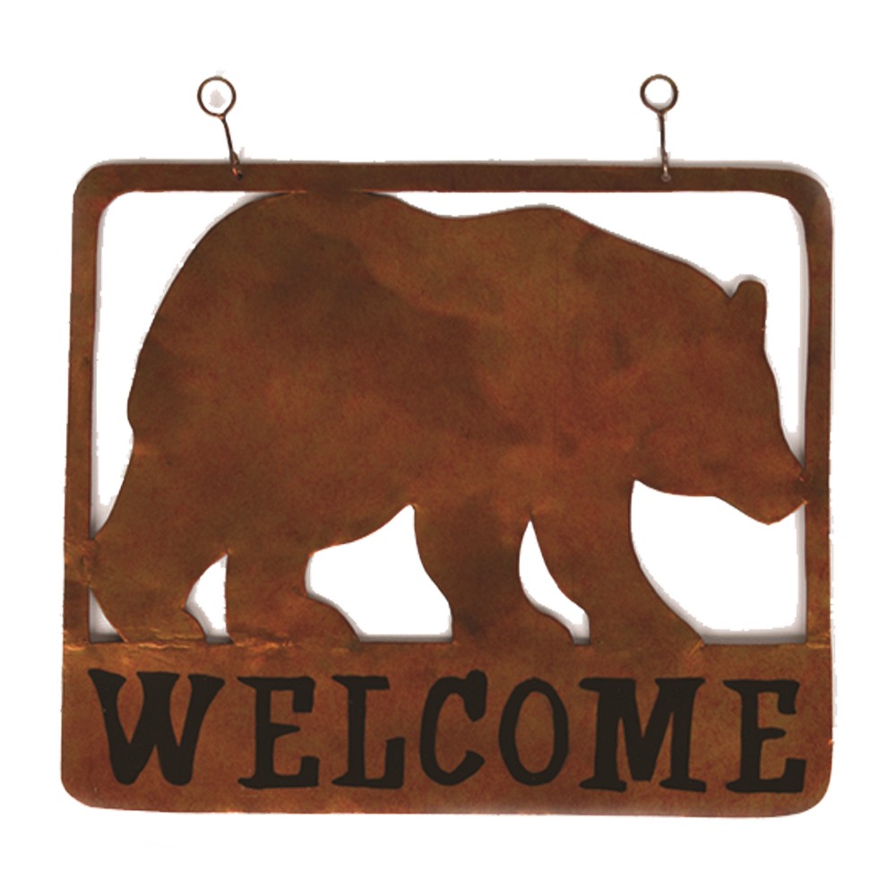 Bear Welcome Sign