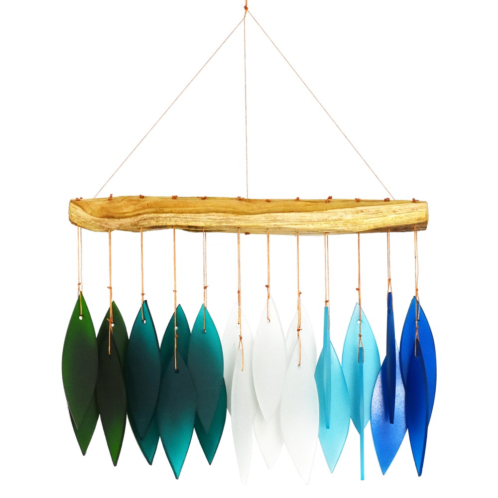 Gradient Ocean Glass Chime