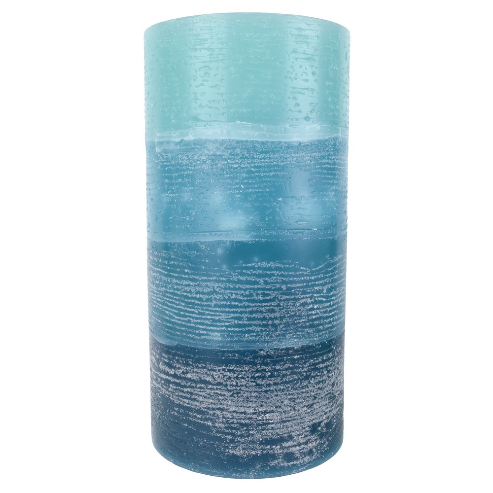 Teal Ombre Candle Fountain