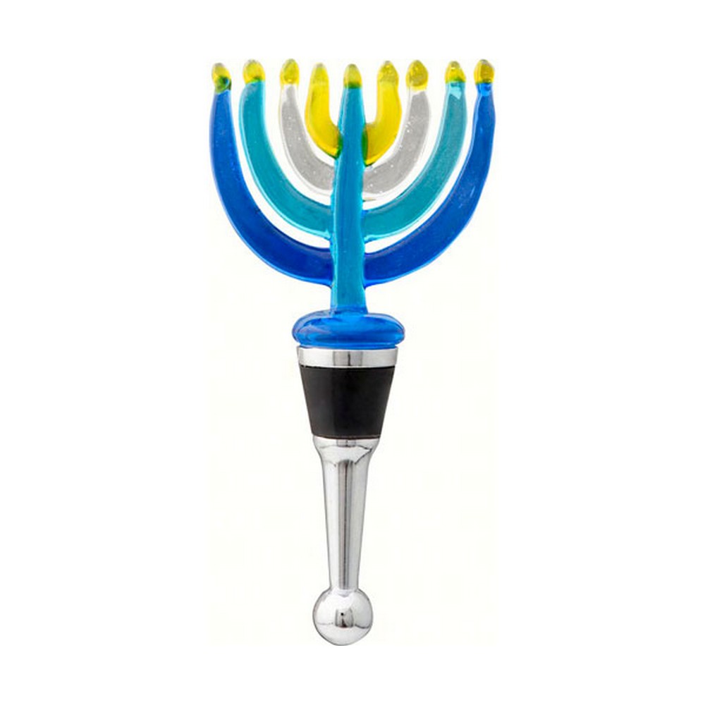 Bottle Stopper Hanukkah Menorah