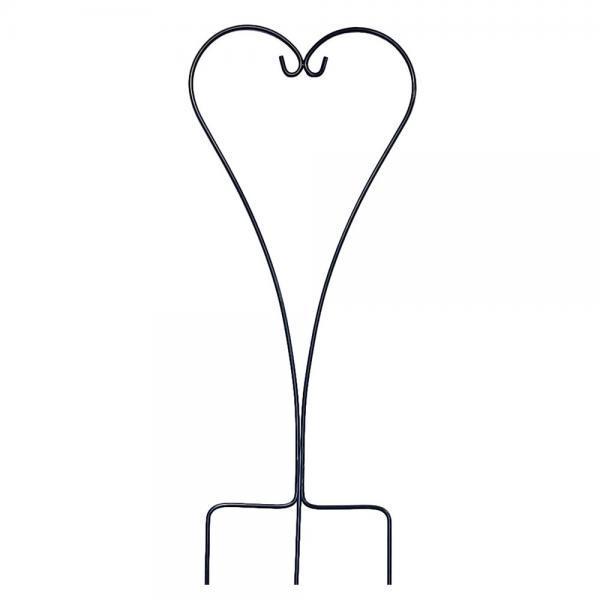 Small Standing Heart Black plus freight