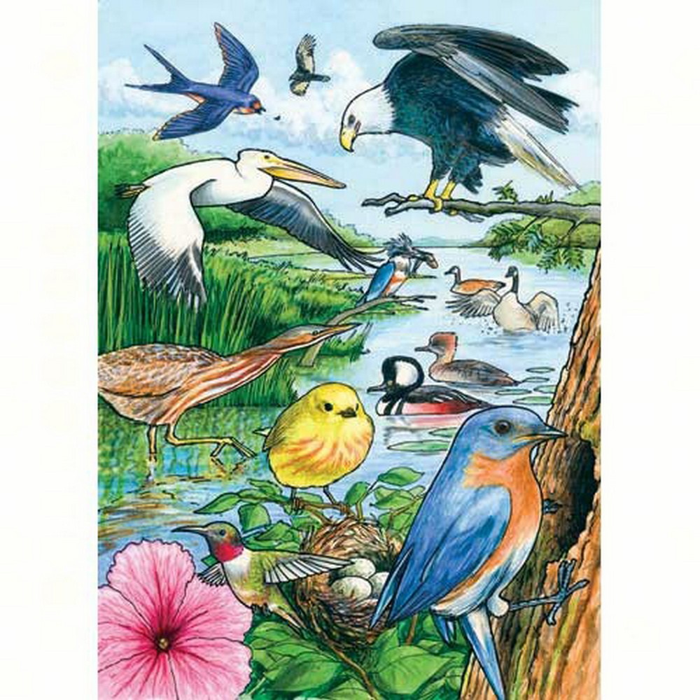 Cobble Hill North American Birds 35 Piece Tray Puzzle