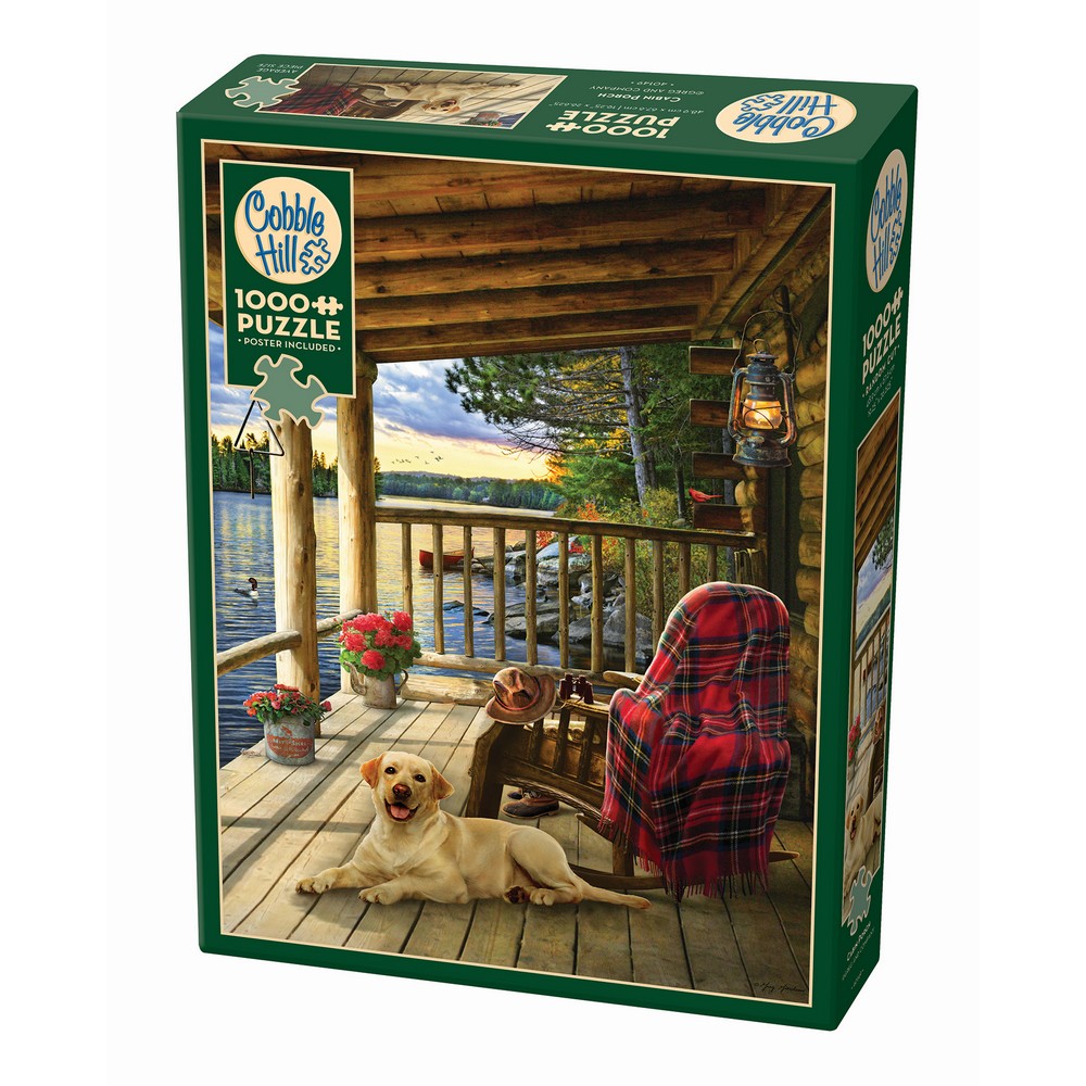 Cobble Hill Cabin Porch 1000 Piece Puzzle