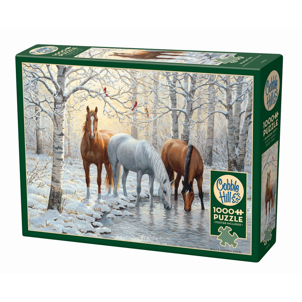 Cobble Hill Winter Trio 1000 Piece Puzzle