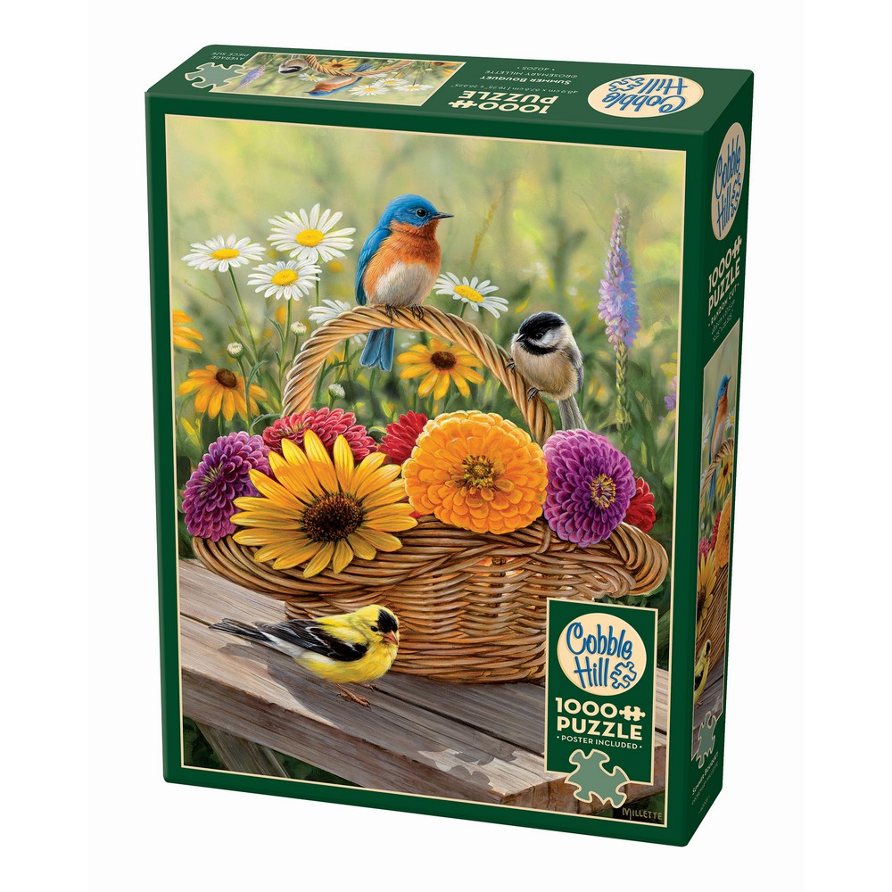 Cobble Hill Summer Bouquet 1000 Piece Puzzle