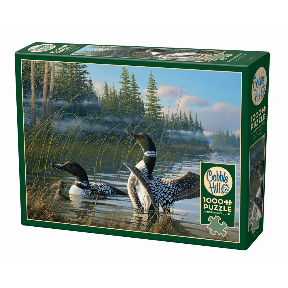 Cobble Hill Common Loons Puzzle 1000 Piece Puzzle