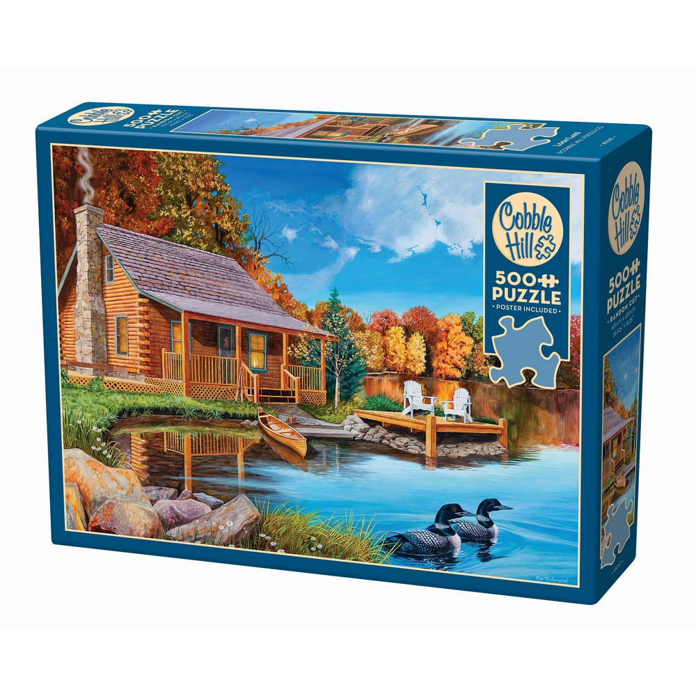 Cobble Hill Loon Lake Puzzle 500 Piece Puzzle