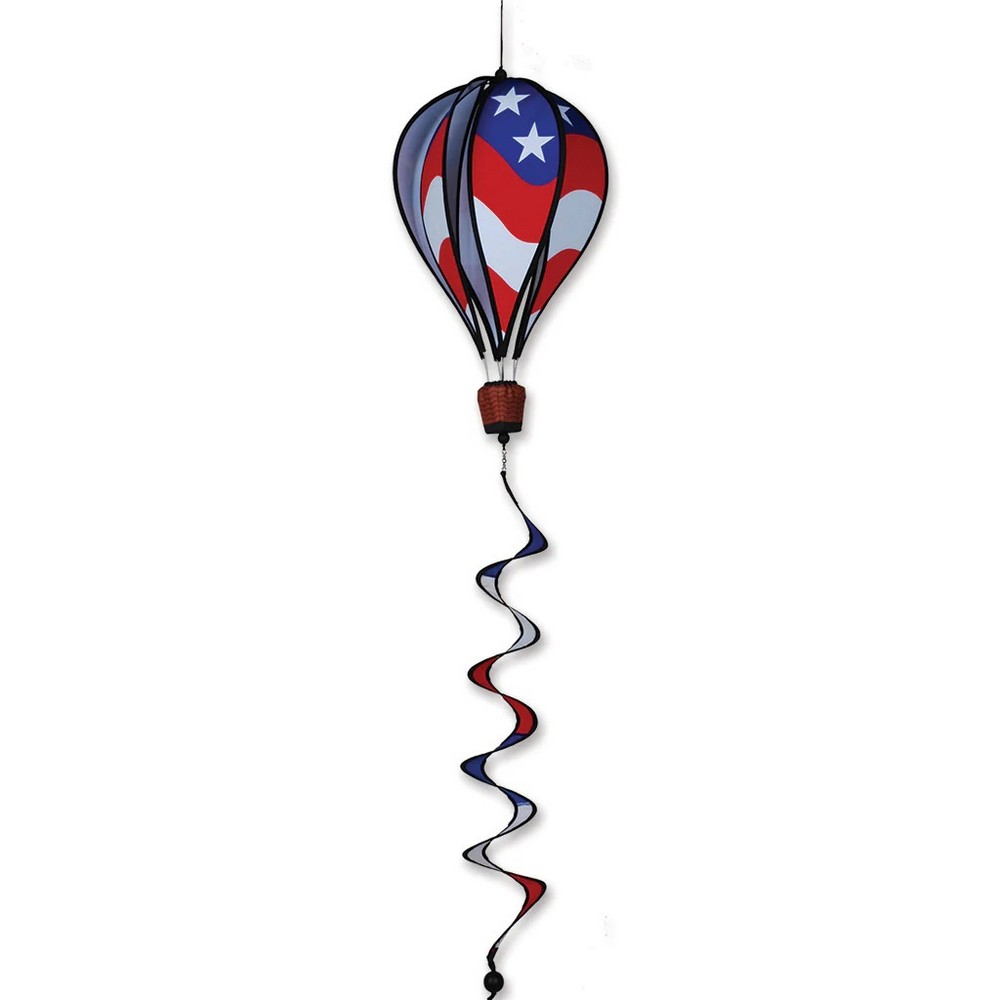 16 inch Patriotic Hot Air Balloon with Tail