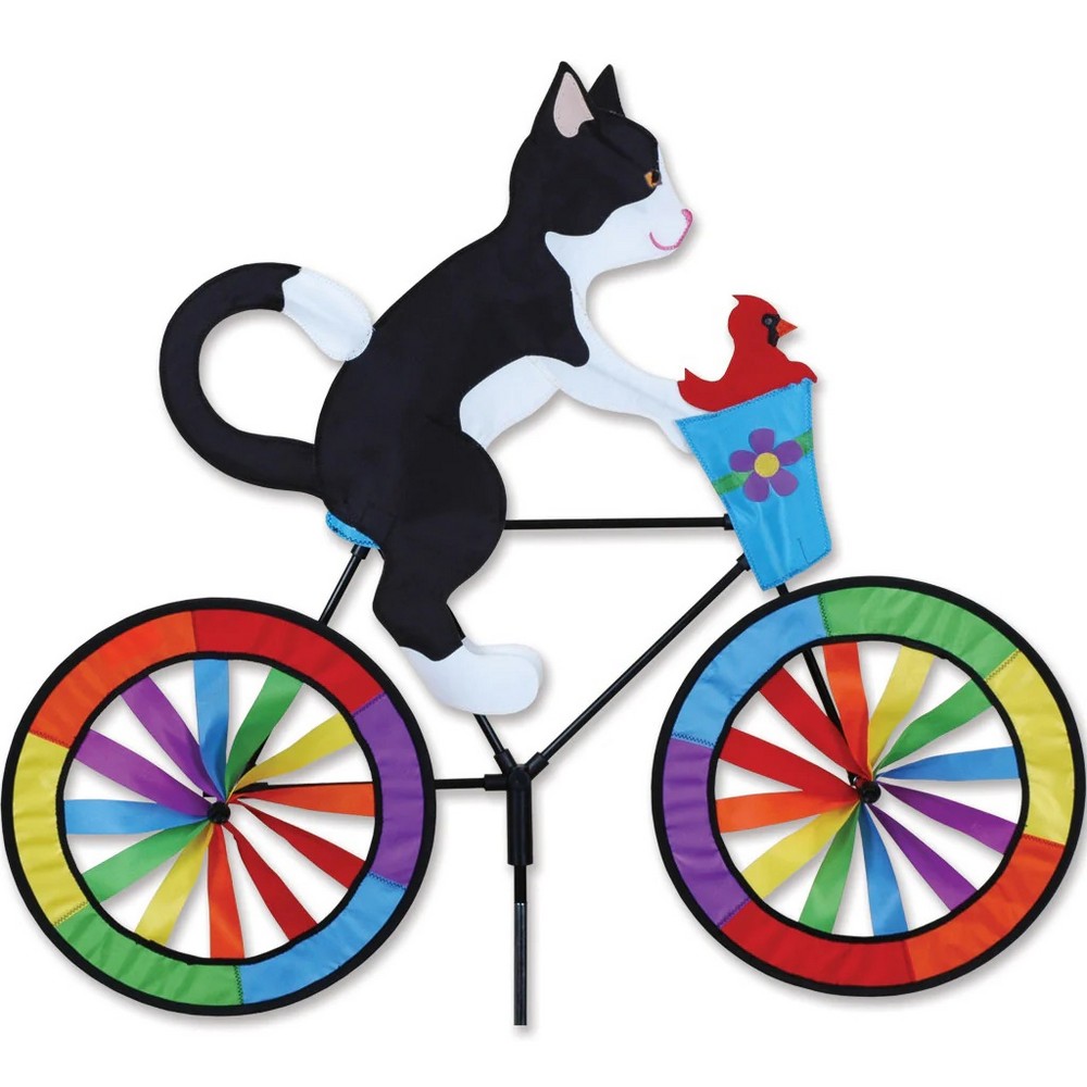 Tuxedo Cat Bicycle Spinner