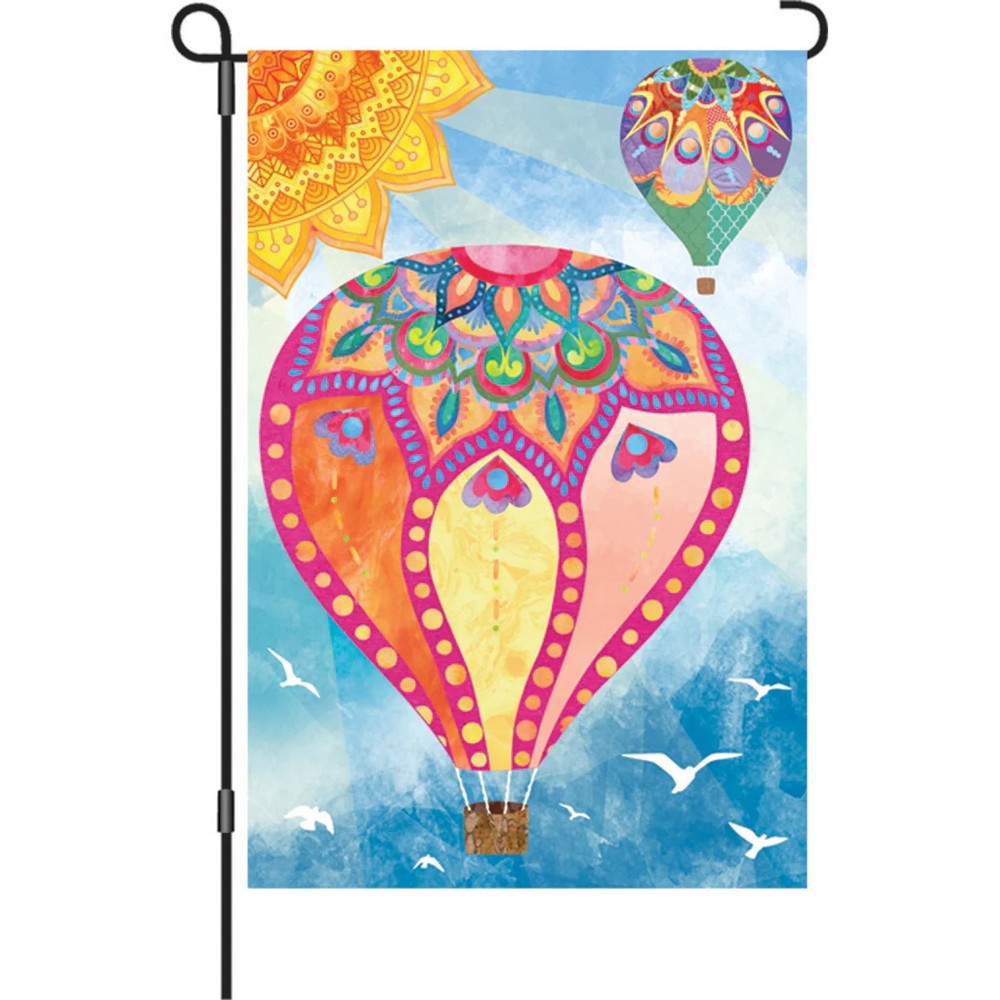 Hot Air Balloons Garden Flag