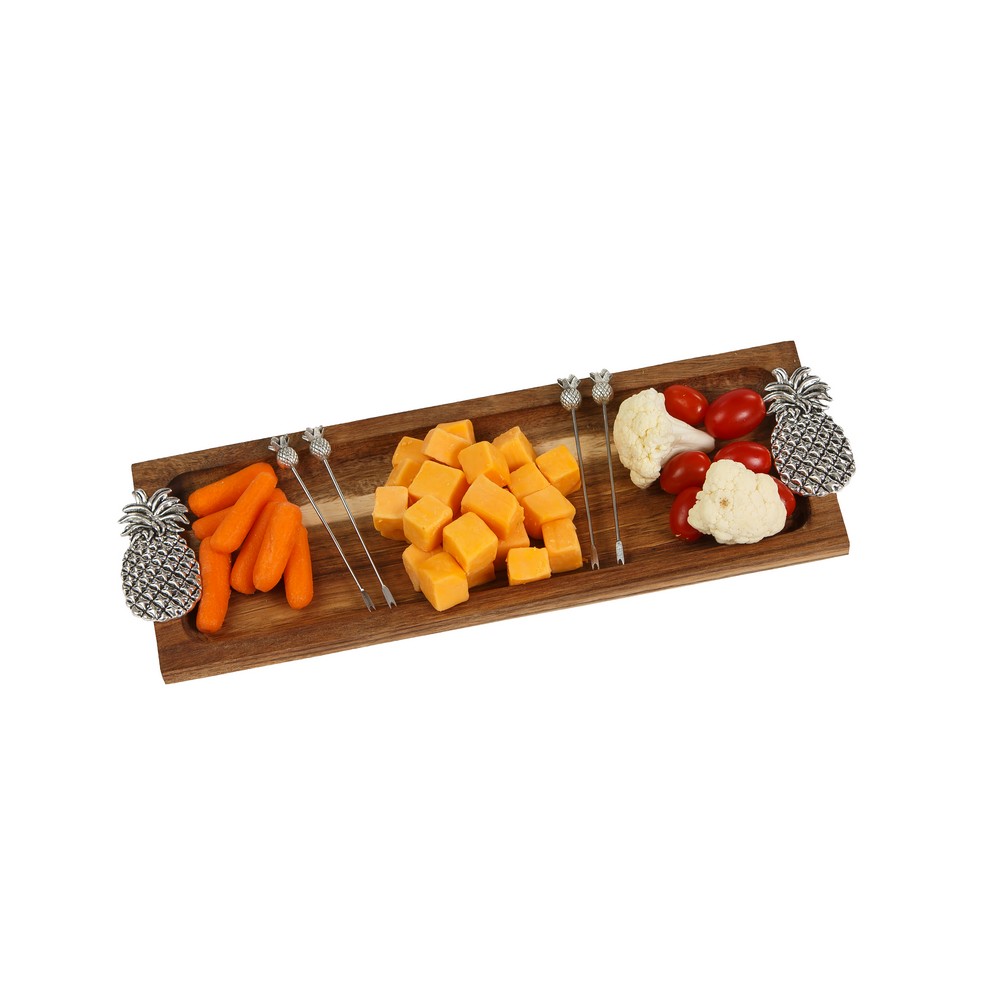 Acacia Foodie Bite Tray Pineapple