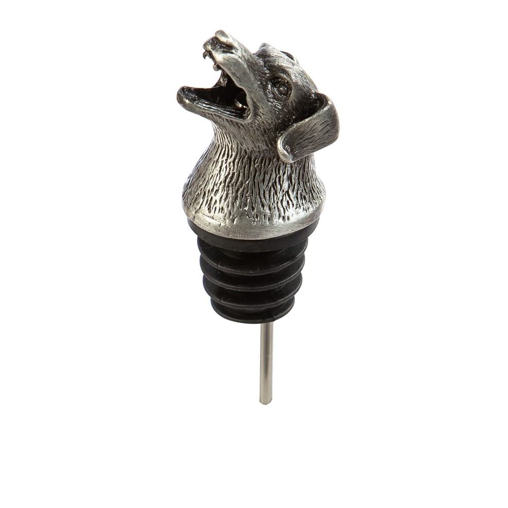Steel Wine and Bottle Pourer Dog