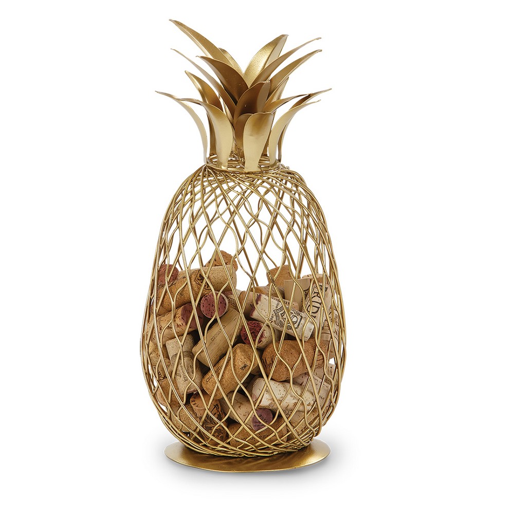 Cork Caddy Golden Pineapple