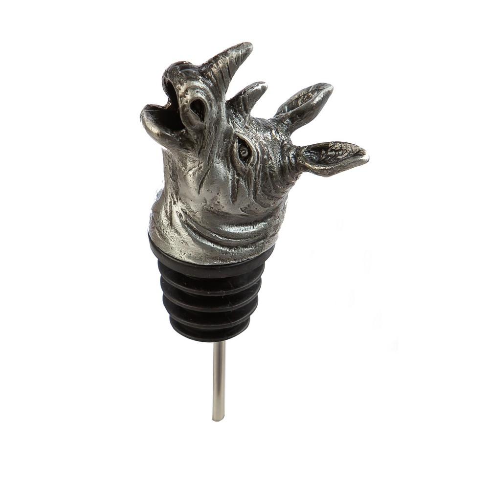 Steel Wine and Bottle Pourer Rhino