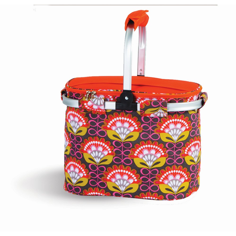 Shelby Collapsible Market Tote Orange Martini