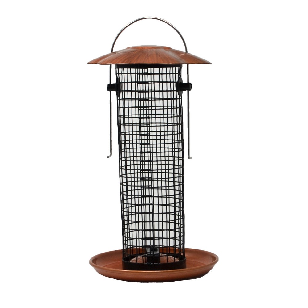Petite Copper Finish Sunflower Feeder