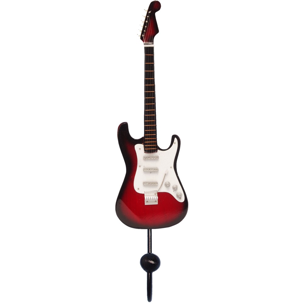 Red/Black Jag Guitar Single Wallhook