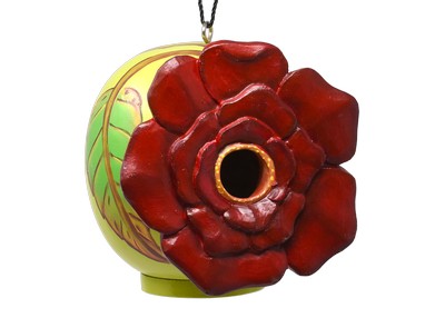 Rose Flower Gord-O Bird House