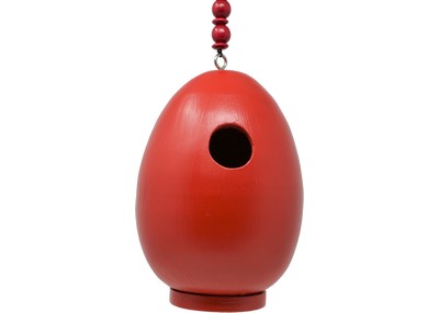 Red Egg Bird House