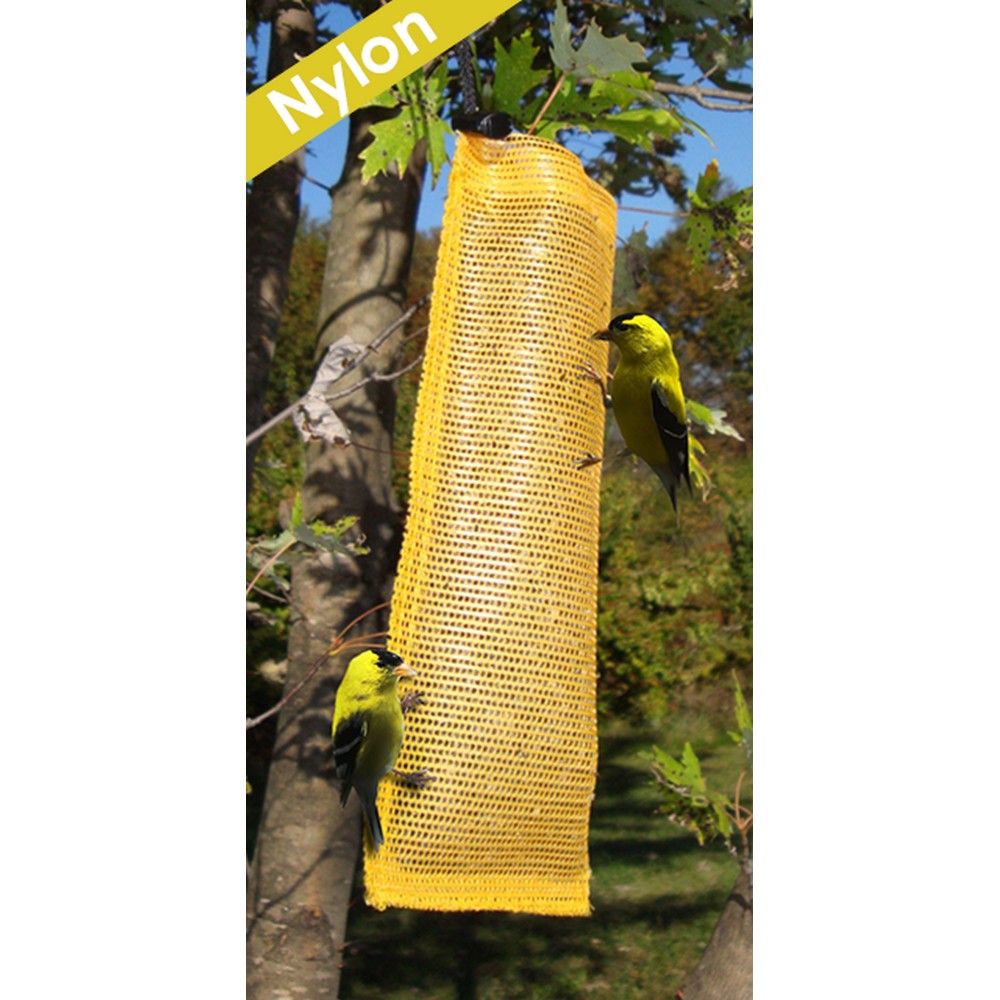 10 inch Finch Magic Thistle Sack Gold