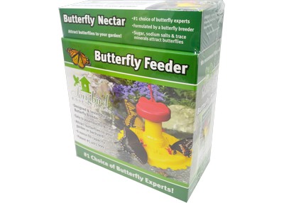 Butterfly Feeder and Nectar Combo