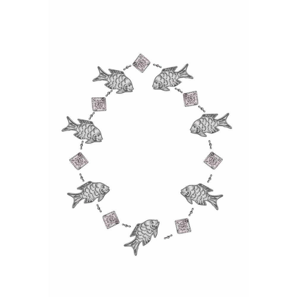 Garland Punched Metal Fish