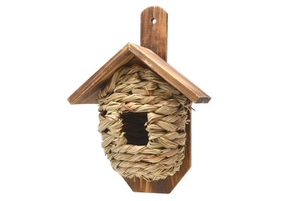 Post Mounted Grass Roosting Pocket with Roof