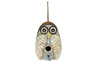 Blue Owl Bird House