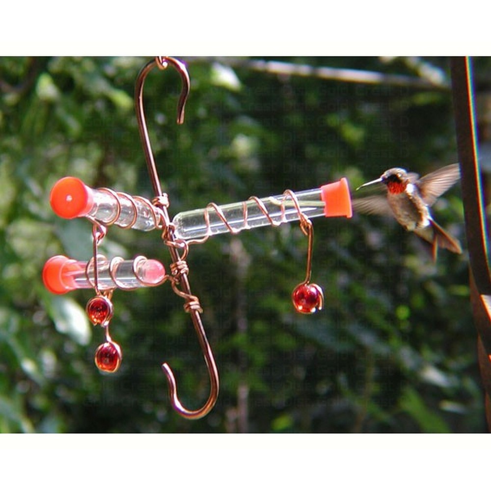 Whimsy Three Hummingbird Feeder