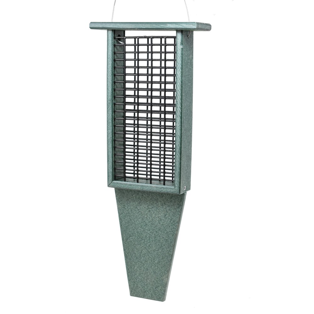 Double Suet Feeder Green