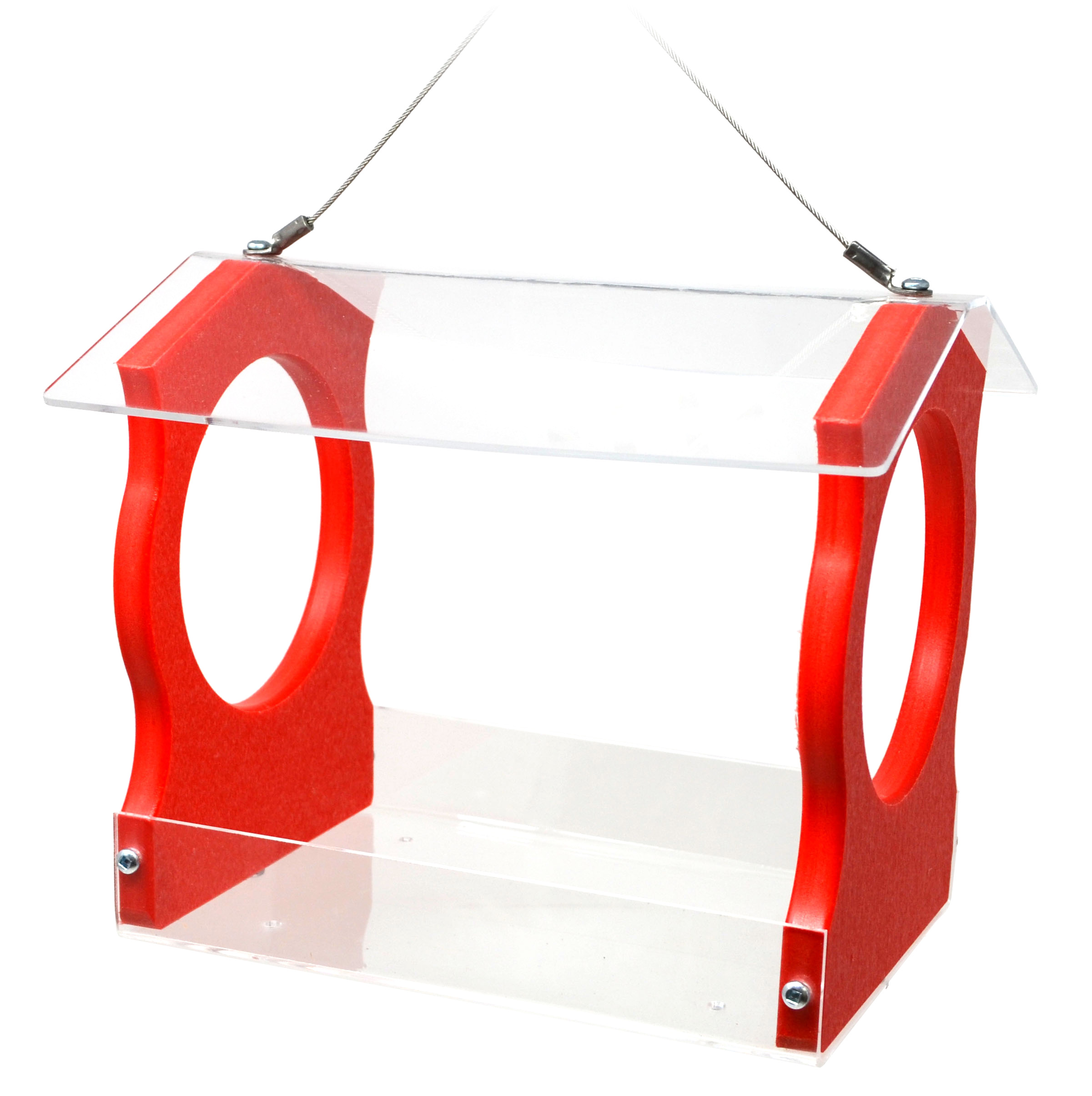 Small Red Fly-Thru Hopper