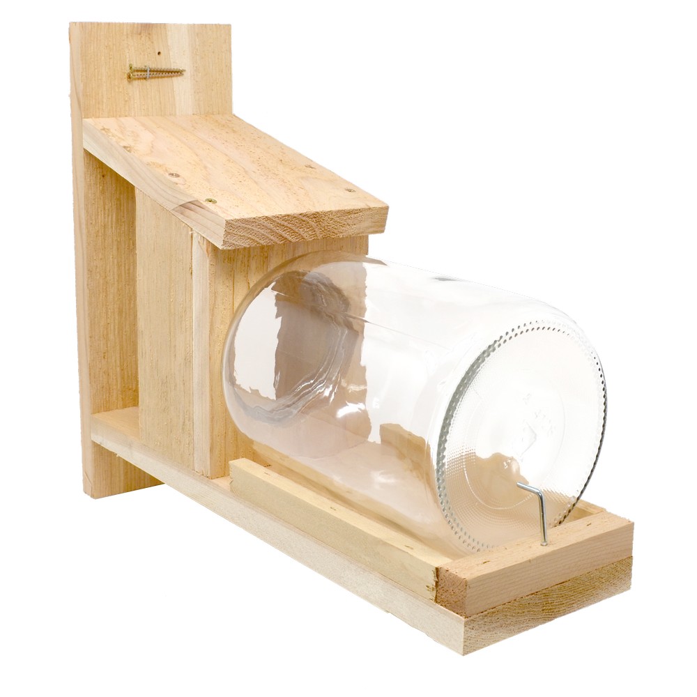 Squirrel Jar Feeder
