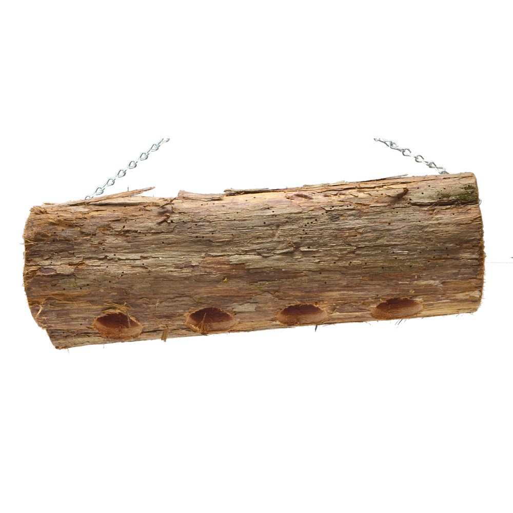 Suet Log Upside Down Feeder